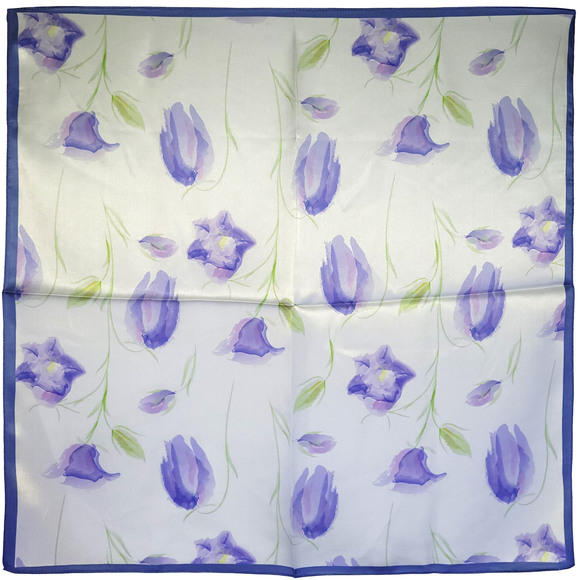 Accessories - NWT Genuine 100% Mulberry Silk Satin Scarf 25"x25" Medium Square Shawl Wrap 5719